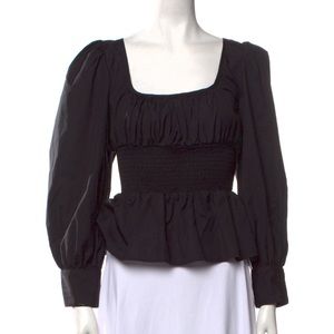 Ciao Lucia Black Long Sleeve Blouse